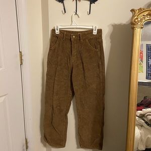 cute brown corduroy mom jeans!